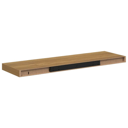 Vägg hylla Väggmonterad Brun 80 x 23,5 x 4 cm Konstruerat trä