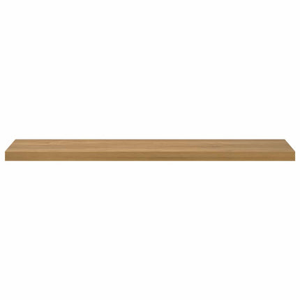 Vägg hylla Väggmonterat 2 st Brun 120 x 23,5 x 3,8 cm