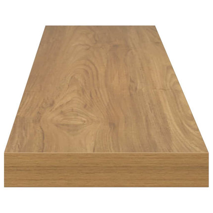 Vägg hylla Väggmonterat 4 st Brun 120 x 23,5 x 3,8 cm