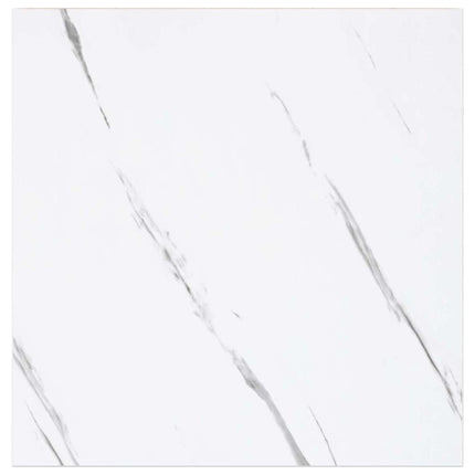 Vägg hylla 2 pcs Vit marmor 23 x 23,5 x 4 cm Konstruerat trä