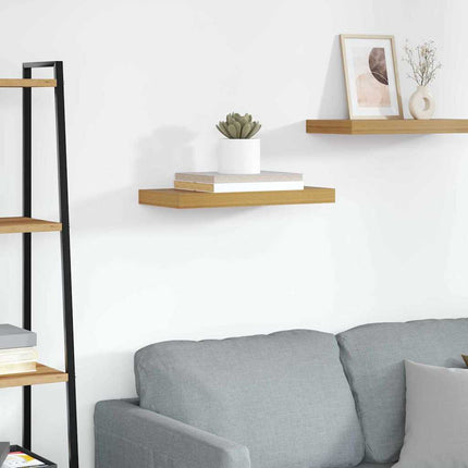 Vägg hylla Väggmonterad Beige 50 x 23 x 4 cm Konstruerat trä