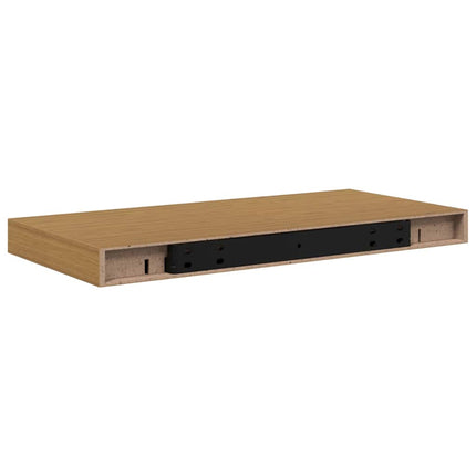 Vägg hylla 2 pcs Beige 50 x 23 x 4 cm Konstruerat trä