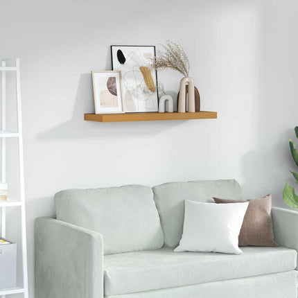 Vägg hylla Väggmonterad Beige 80 x 23,5 x 4 cm Konstruerat trä