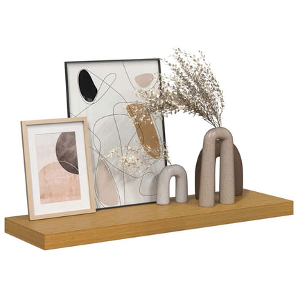 Vägg hylla Väggmonterad Beige 80 x 23,5 x 4 cm Konstruerat trä
