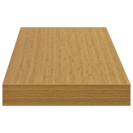 Vägg hylla 2 pcs Beige 90 x 23,5 x 4 cm Konstruerat trä