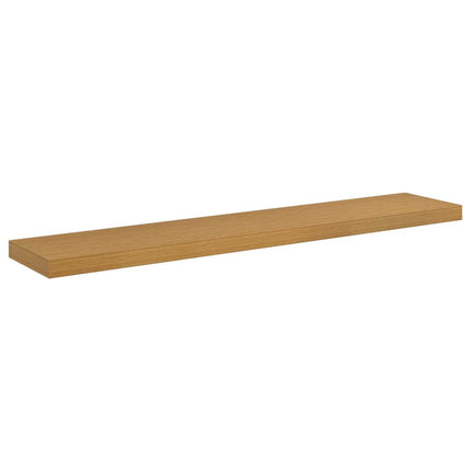 Vägg hylla 2 pcs Beige 120 x 23,5 x 4 cm Konstruerat trä