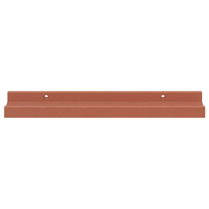 Vägg hylla med hylla 2 pcs Röd 40 x 9 x 3 cm Konstruerat trä