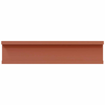Vägg hylla med hylla 2 pcs Röd 40 x 9 x 3 cm Konstruerat trä