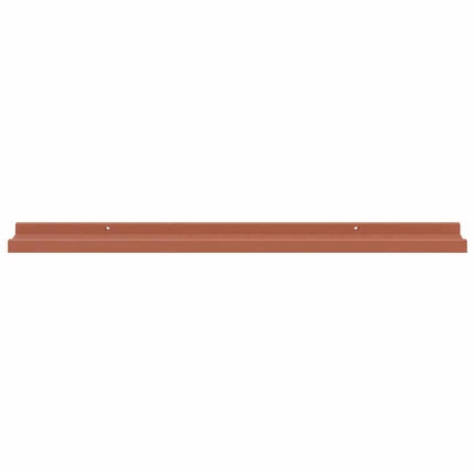 Vägg hylla med hylla 2 pcs Röd 80 x 9 x 3 cm Konstruerat trä