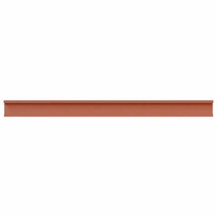 Vägg hylla med hylla 2 pcs Röd 115 x 9 x 3 cm Konstruerat trä