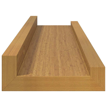 Vägg hylla med hylla 4 pcs Beige 40 x 9 x 3 cm Konstruerat trä