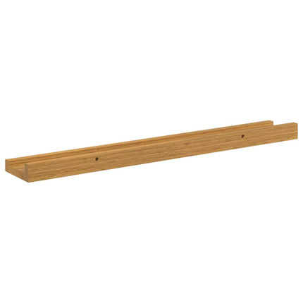 Vägg hylla med hylla 4 pcs Beige 60 x 9 x 3 cm Konstruerat trä