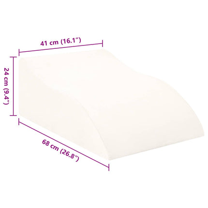 Ben Kudde Vit 68 x 41 x 24 cm PU skum