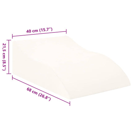 Ben Kudde Vit 68 x 40 x 21,5 cm PU skum