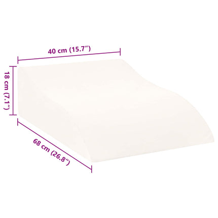 Ben Kudde Vit 68 x 40 x 18 cm PU skum