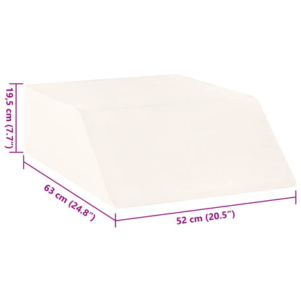 Ben Kudde Enfärgad Vit 63 x 52 x 19,5 cm PU skum