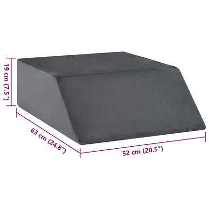 Ben Kudde Enfärgad Grå 63 x 52 x 19 cm PU skum