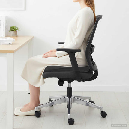 Sittkudde Svart 39 x 38 x 8,5 cm PU skum