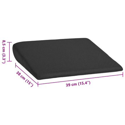 Sittkudde Svart 39 x 38 x 8,5 cm PU skum