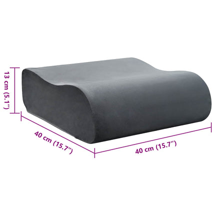 Sittkudde Enfärgad Grå 40 x 40 x 13 cm PU skum