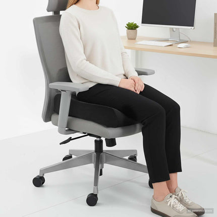 Sittkudde Enfärgad Svart 40 x 40 x 13 cm PU skum