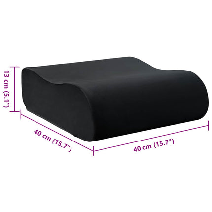 Sittkudde Enfärgad Svart 40 x 40 x 13 cm PU skum