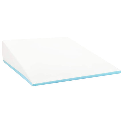 Vinklad Kudde Enfärgad Vit 69 x 64 x 19 cm Minneskum