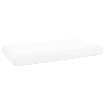 Sovkudde Enfärgad Vit 70 x 36 x 7 cm Minneskum
