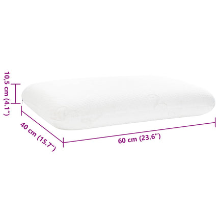 Sovkudde Enfärgad Vit 60 x 40 x 10,5 cm Minneskum