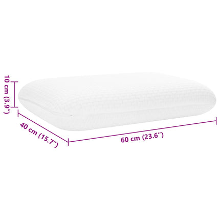 Sovkudde Enfärgad Vit 60 x 40 x 10 cm Minneskum