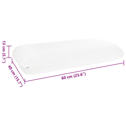 Sovkudde Enfärgad Vit 60 x 40 x 13 cm Gelminneskumm