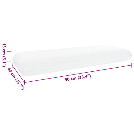 Sovkudde Enfärgad Vit 90 x 40 x 13 cm Gelminneskumm