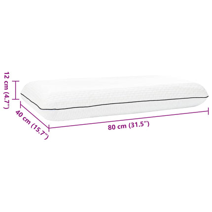 Sovkudde Enfärgad Vit 80 x 40 x 12 cm Gelskum