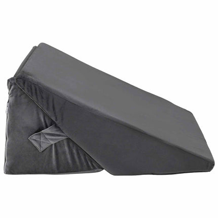 Vinklad Kudde Grå 55 x 55 x 26 cm Minneskum