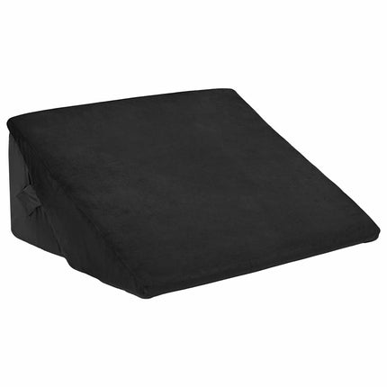 Vinklad Kudde Svart 55 x 55 x 26 cm Minneskum