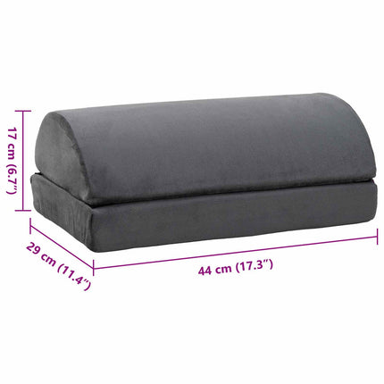 Enfärgad Grå 44 x 29 x 17 cm PU skum
