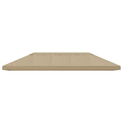 Gazebo taköverdrag 6 x 3 m Beige Polyester 190