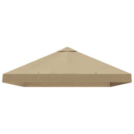 Gazebo taköverdrag 6 x 3 m Beige Polyester 190