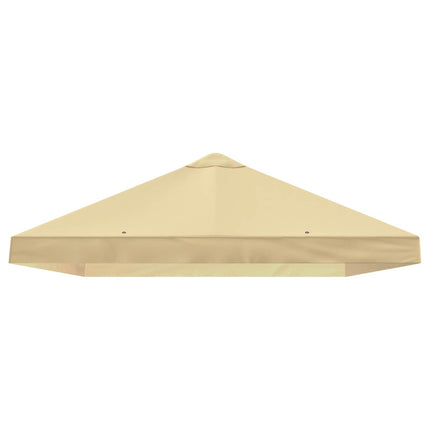 Gazebo taköverdrag 6 x 3 m Gräddvit Polyester 190
