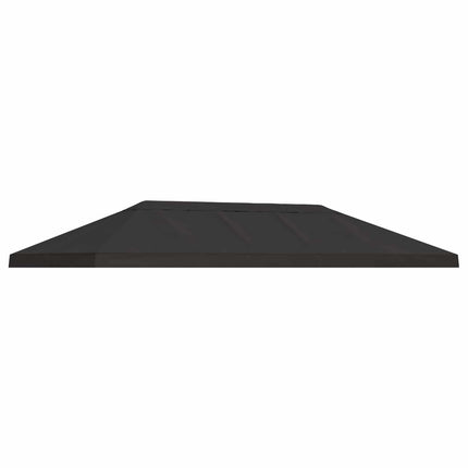 Gazebo taköverdrag 6 x 3 m Antracit Polyester 190
