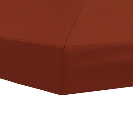 Gazebo taköverdrag 6 x 3 m Terracotta Polyester 190