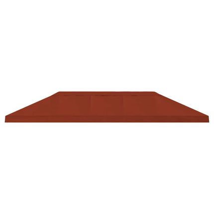Gazebo taköverdrag 6 x 3 m Terracotta Polyester 190