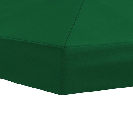 Gazebo taköverdrag 6 x 3 m Grön Polyester 190