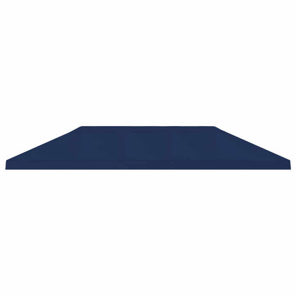 Gazebo taköverdrag 6 x 3 m Blå Polyester 190