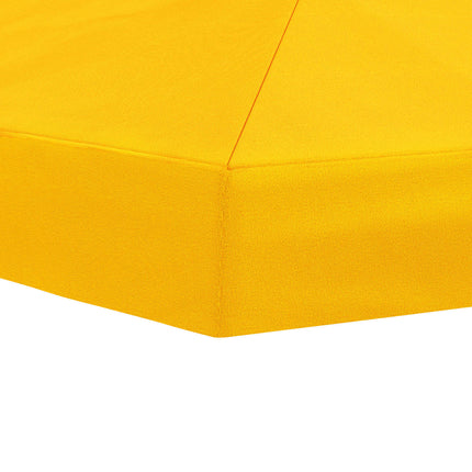 Gazebo taköverdrag 6 x 3 m Gul Polyester 190