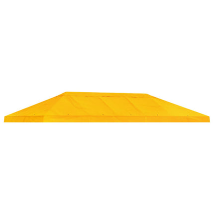 Gazebo taköverdrag 6 x 3 m Gul Polyester 190