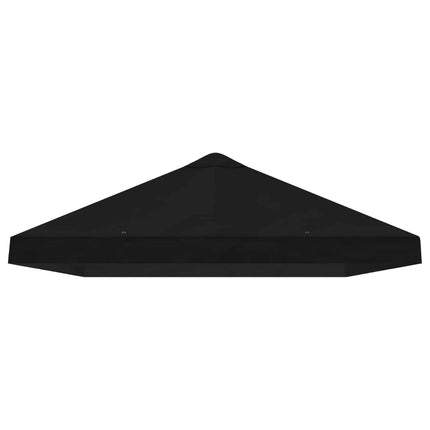 Gazebo taköverdrag 6 x 3 m Svart Polyester 190