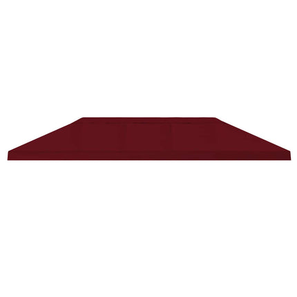 Gazebo taköverdrag 6 x 3 m Vinröd Polyester 190