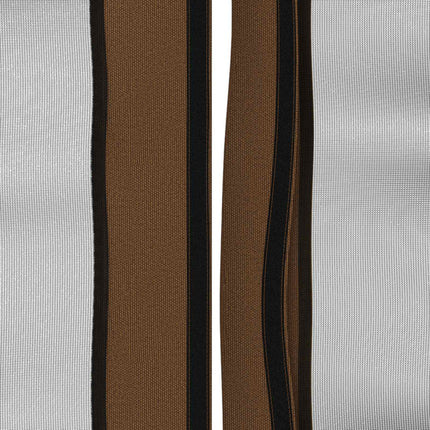 Gazebo-tak med sidoväggar 6 x 3 m Taupe Polyester 190