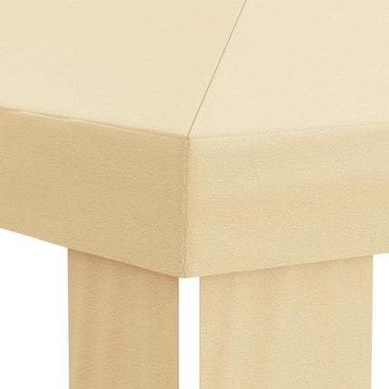 Tältöverdrag 6 x 3 m Gräddvit Polyester 190 gsm